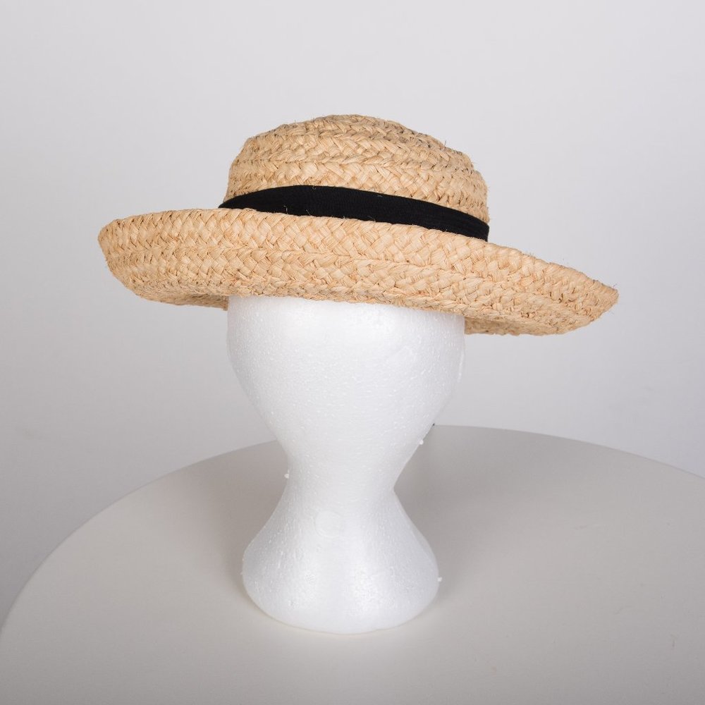 Scala Straw Womans Rolled Brimmed Hat